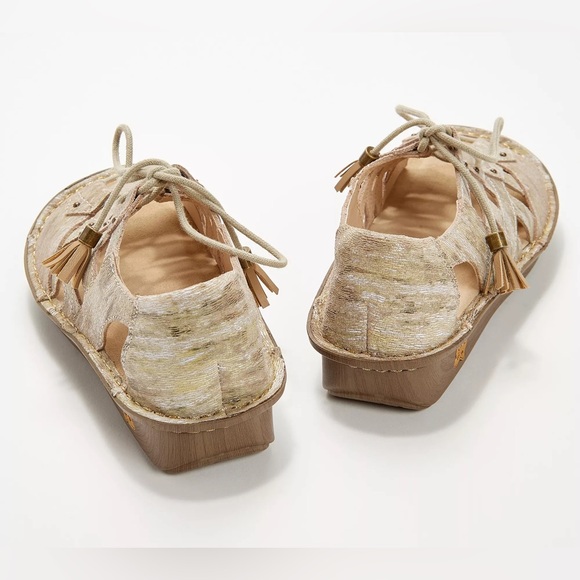 Alegría Sand Valerie Gladiator Lace Up Leather Sandals Size 39/9 - Picture 2 of 12